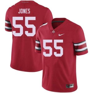 Men's Ohio State Buckeyes #55 Matthew Jones Red Nike NCAA College Football Jersey On Sale KHJ5144ZG
